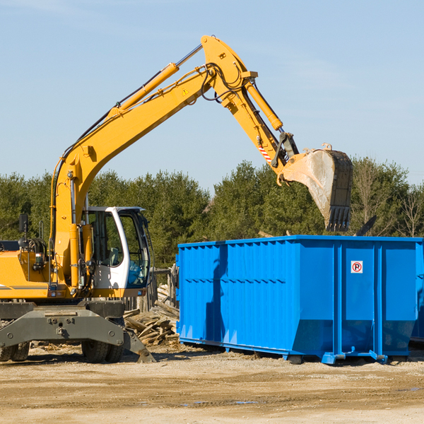 how does a residential dumpster rental service work in Charleston ME